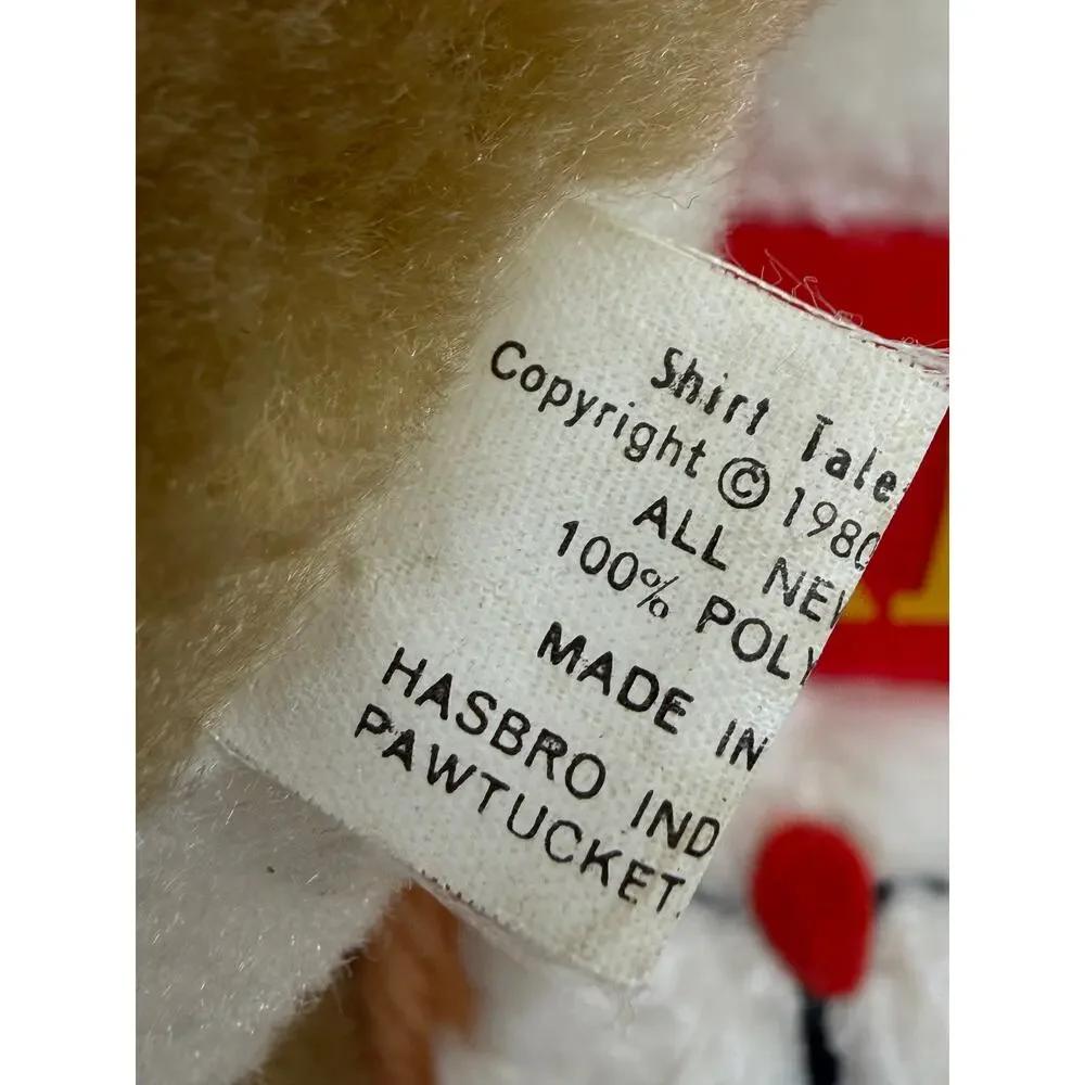 Vintage Shirt Tales Hallmark Plush Lot Of 2 Rick TYG Stuffed Animals 1980s